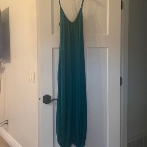 Beautiful satin jumpsuit from anthropology.